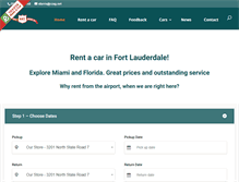 Tablet Screenshot of floridatoyotarental.com